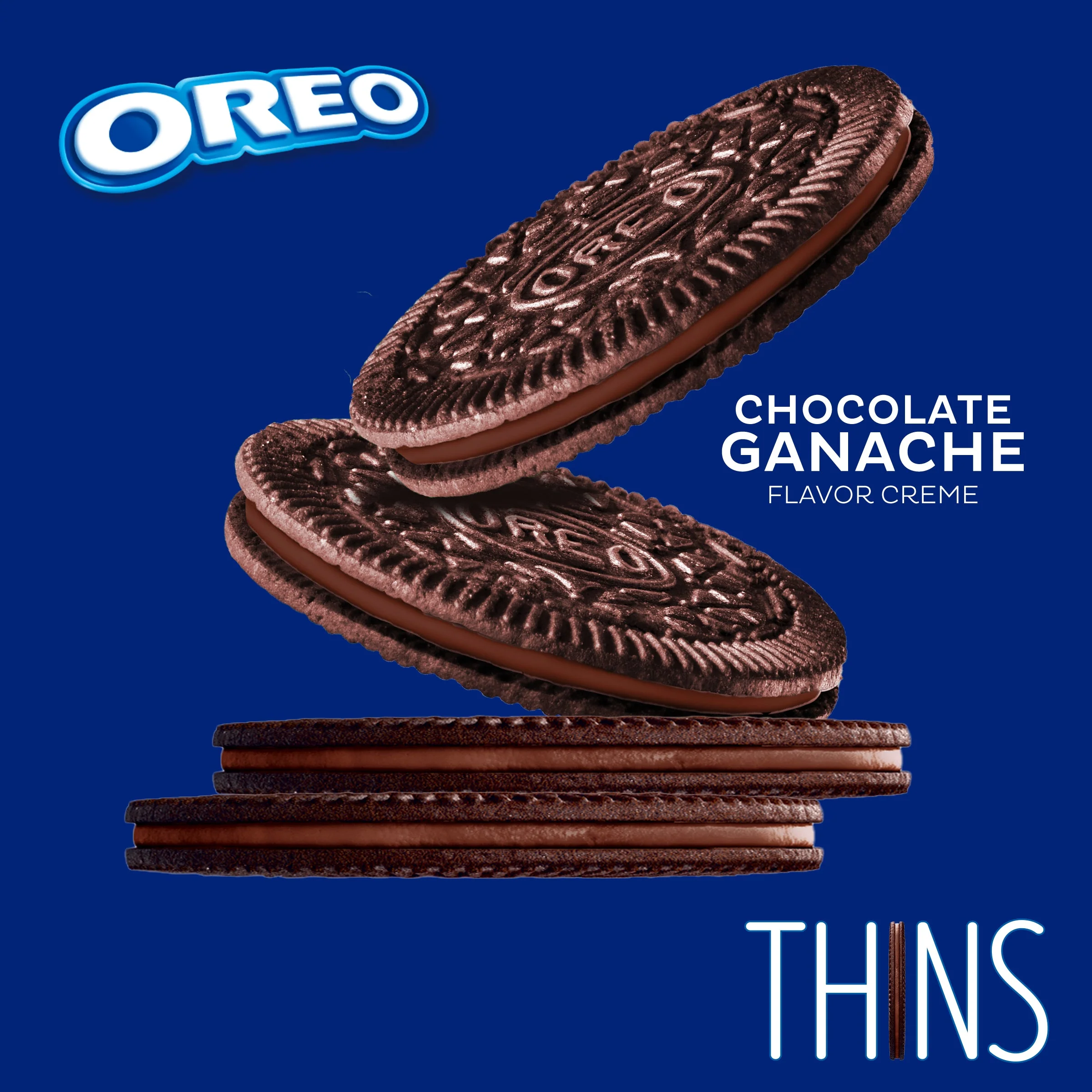 Thins Chocolate Ganache Creme Sandwich Cookies, Family Size, 2 Pack - Image 3