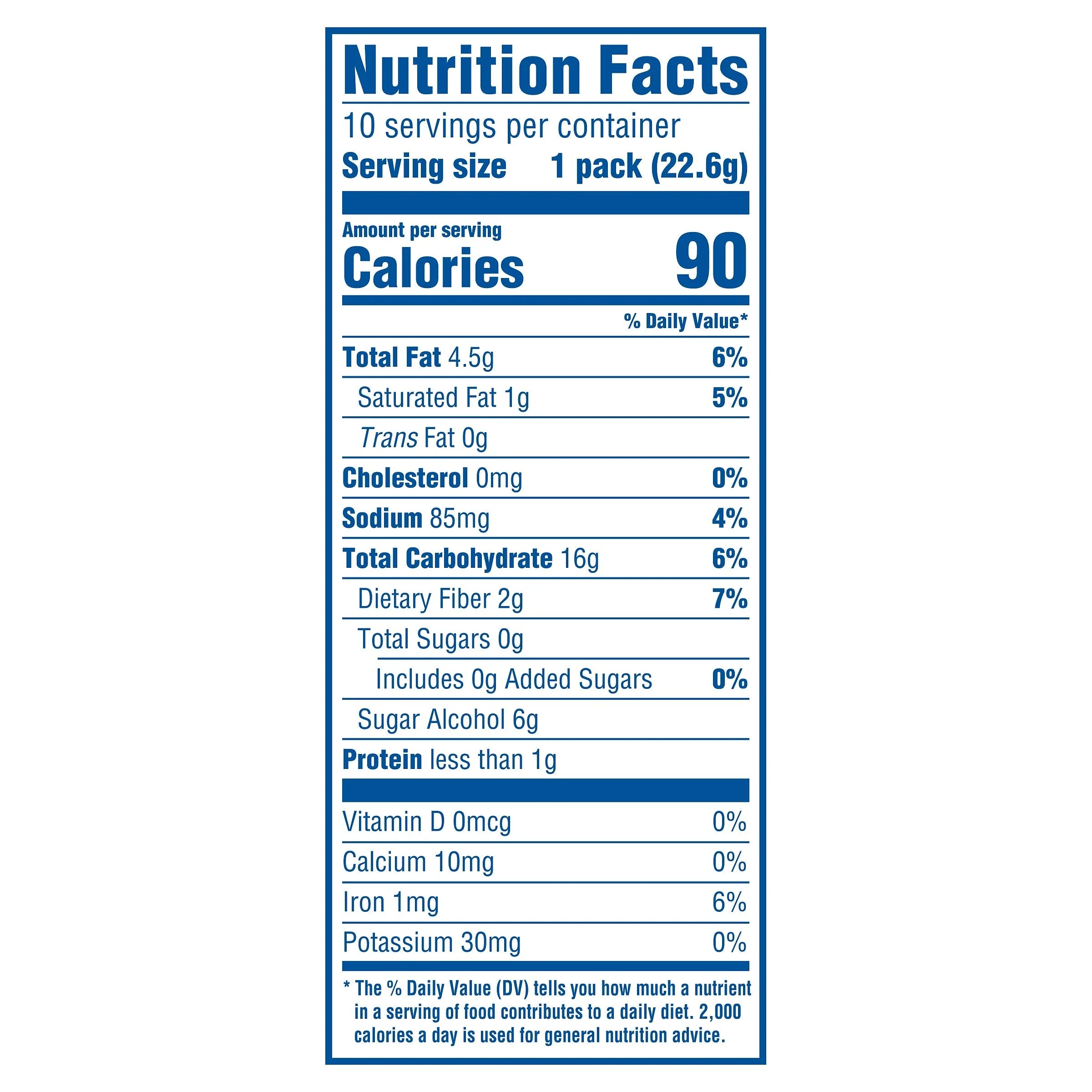 Zero Sugar Chocolate Sandwich Cookies, Snack Packs, 2 Pack - Image 6